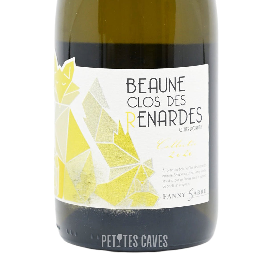 Beaune Village Blanc Clos des Renardes 2020 - Fanny Sabre zoom
