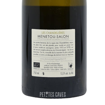 Les Chandelières Blanc 2018 - Menetou-Salon - Domaine Philippe Gilbert