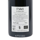 Là Haut 2021 - vin de France - L'Abri - Franck Pasquier contre étiquette