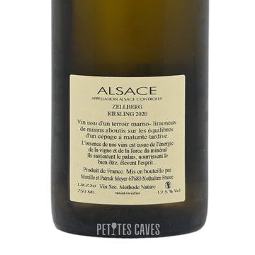 Zellberg l'hermitage (Sylvaner) 2020&nbsp;- Vin d'Alsace - Domaine julien Meyer