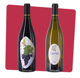 Box Cailloux Paradis: Pinot Noir 2022 & Racines Blanc 2022