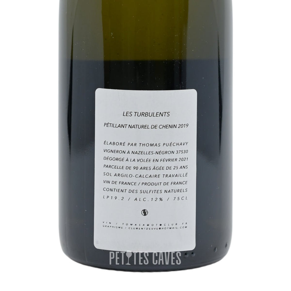 Les Turbulents, 2019, natural Chenin sparkling wine - Thomas Puéchavy zoom 2