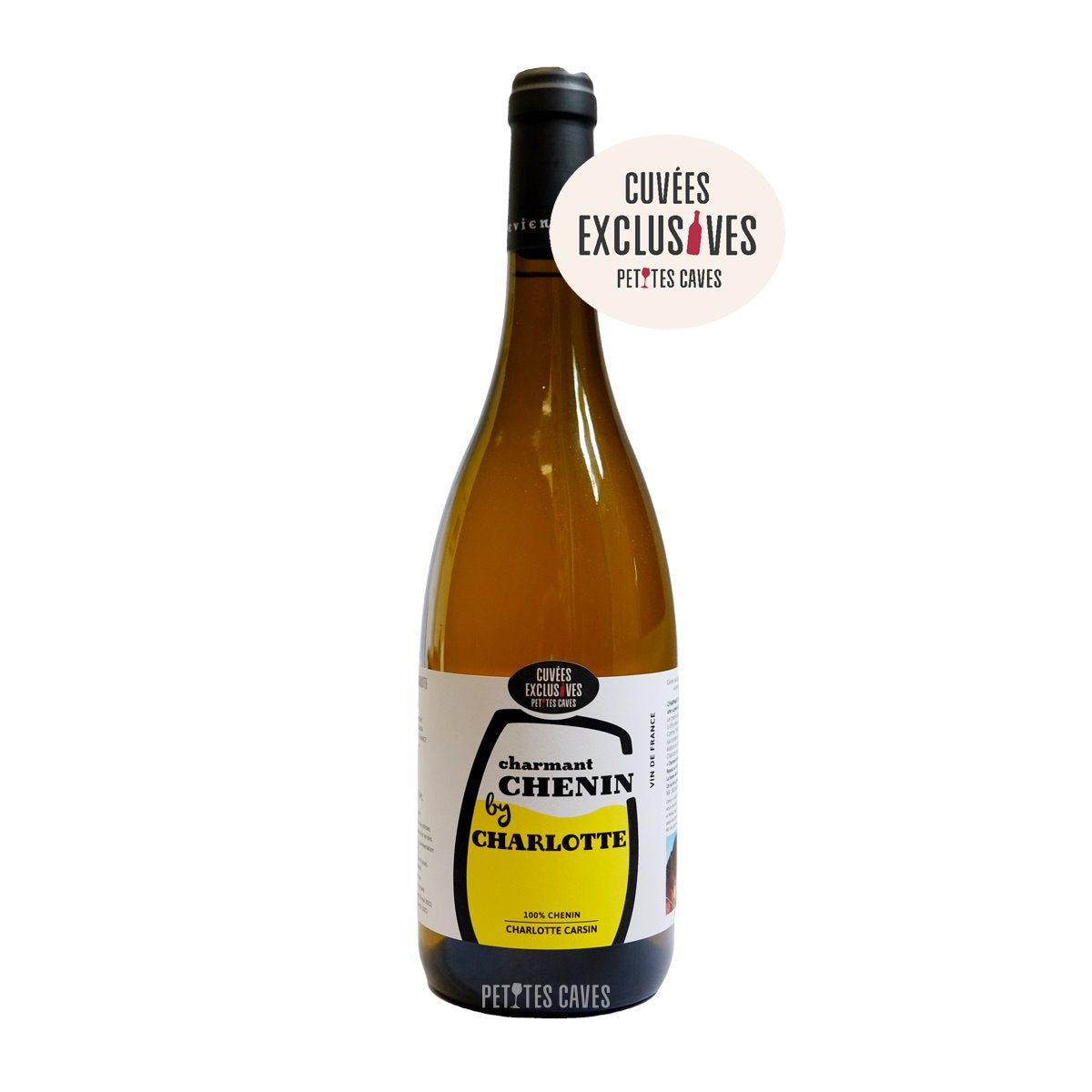 Charmant Chenin by Charlotte 2019 - Vin de France - Winery Land of the Chosen (Charlotte and Thomas Carsin), an exclusive wine with and for Petites Caves !