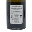 Carpe Diem MMXVIII - Vin de France - Domaine de l'Ecu verso