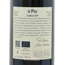 Emilien 2019 - Vin de France - Château Le Puy verso