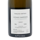Vin Blanc V 20 - Coteaux Champenois - Charles Dufour pour Françoise Martinot verso