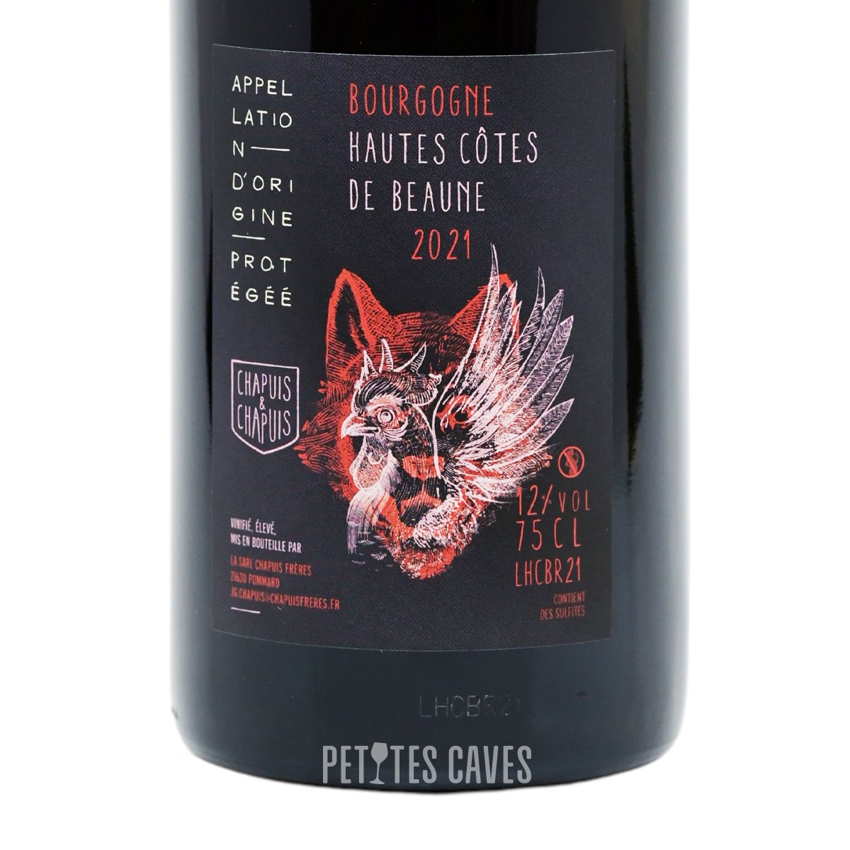 Hautes Côtes de Beaune rouge - 2021 - Maison Chapuis Frères zoom