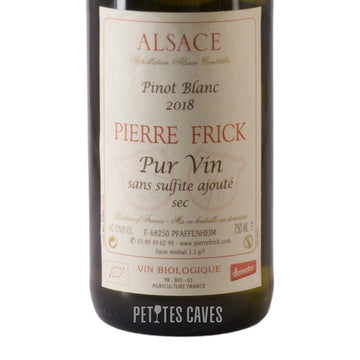 Pinot Blanc 2018 - Vin d'Alsace - Domaine Pierre Frick